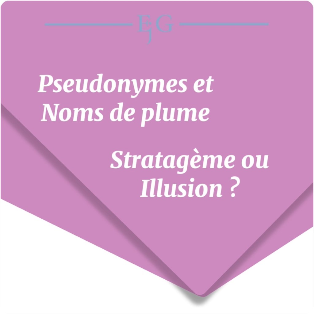 Ecrire sous un faux nom&nbsp;?